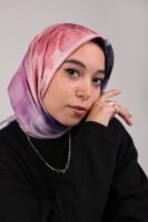 Flory Satin Square Scarf KFSS-10
