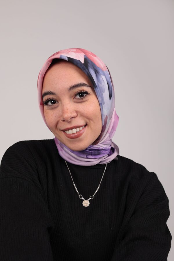 Flory Satin Square Scarf KFSS-10