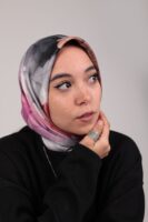 Flory Satin Square Scarf KFSS-09