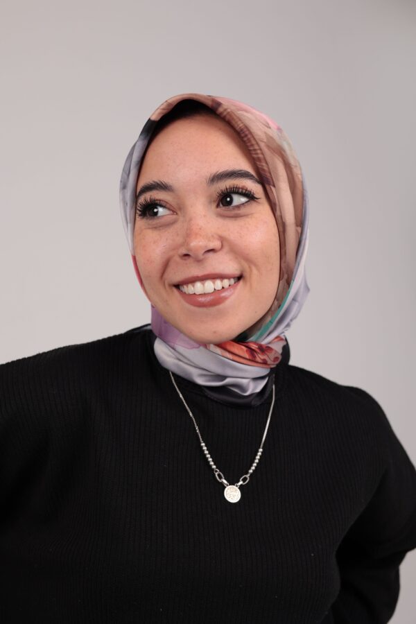Flory Satin Square Scarf KFSS-09