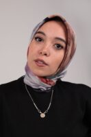 Flory Satin Square Scarf KFSS-09