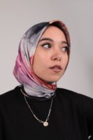 Flory Satin Square Scarf KFSS-09