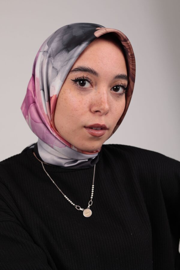 Flory Satin Square Scarf KFSS-09