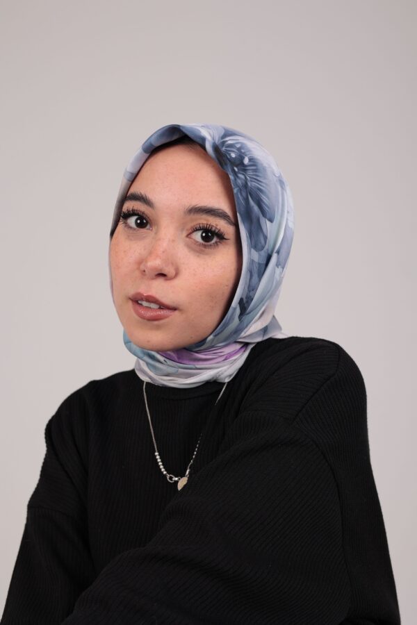 Flory Satin Square Scarf KFSS-08