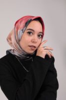 Flory Satin Square Scarf KFSS-07