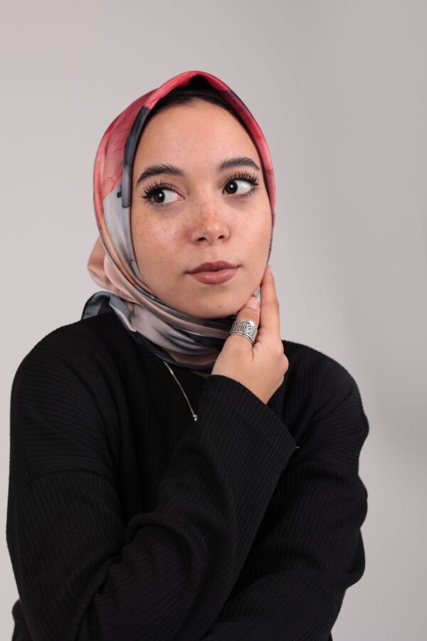 Flory Satin Square Scarf KFSS-07