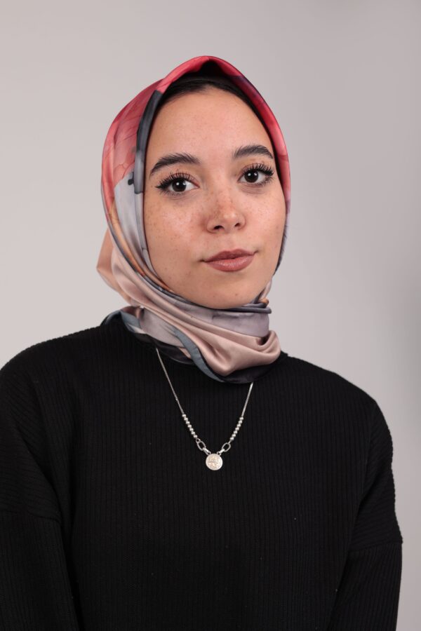 Flory Satin Square Scarf KFSS-07