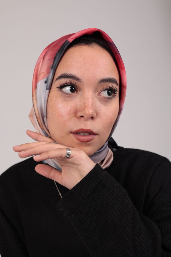 Flory Satin Square Scarf KFSS-07