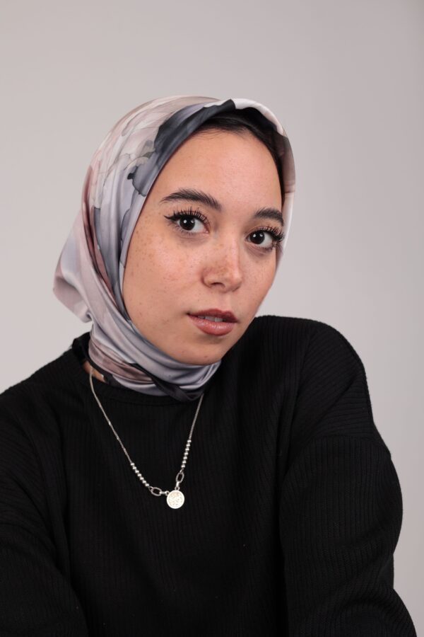 Flory Satin Square Scarf KFSS-06