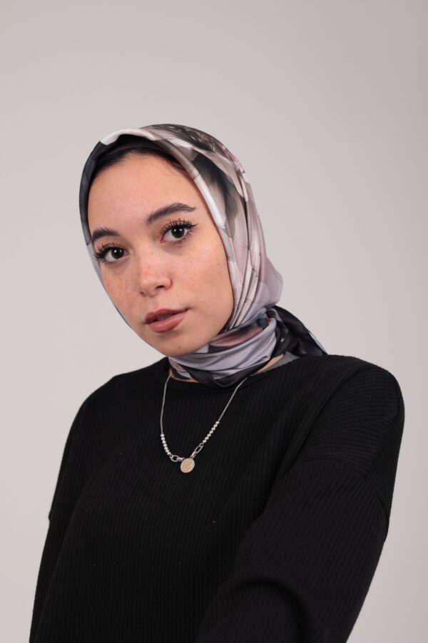 Flory Satin Square Scarf KFSS-06