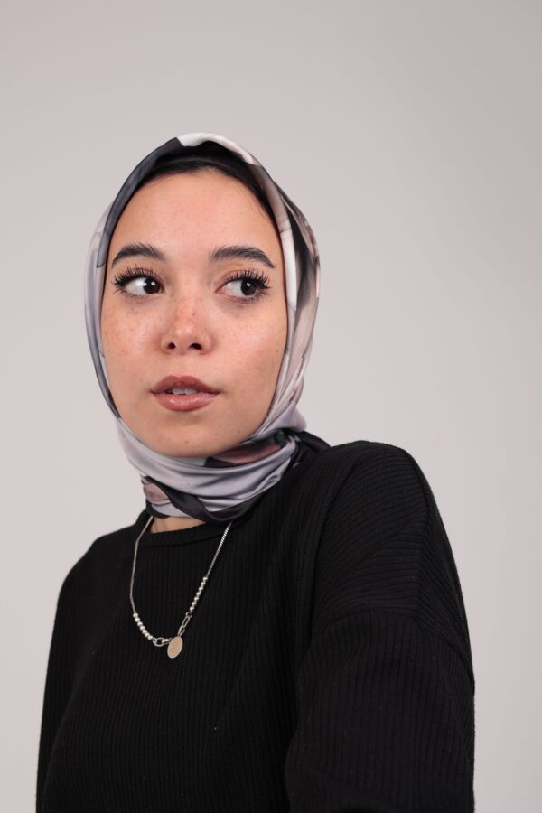 Flory Satin Square Scarf KFSS-06