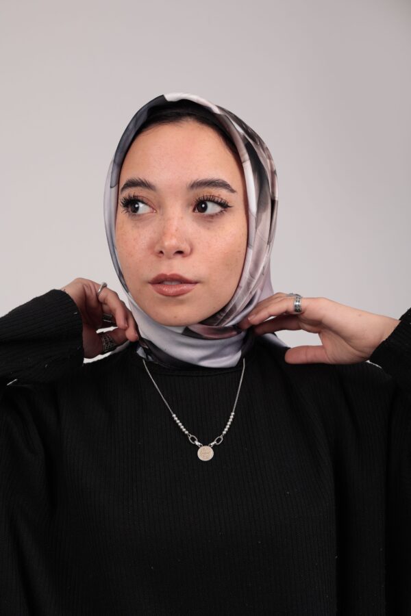 Flory Satin Square Scarf KFSS-06