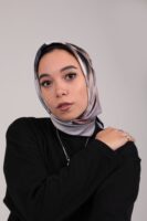 Flory Satin Square Scarf KFSS-06