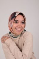 Flory Satin Square Scarf KFSS-04
