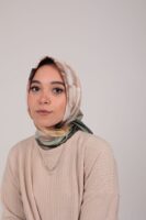 Flory Satin Square Scarf KFSS-04