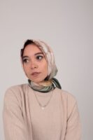 Flory Satin Square Scarf KFSS-04