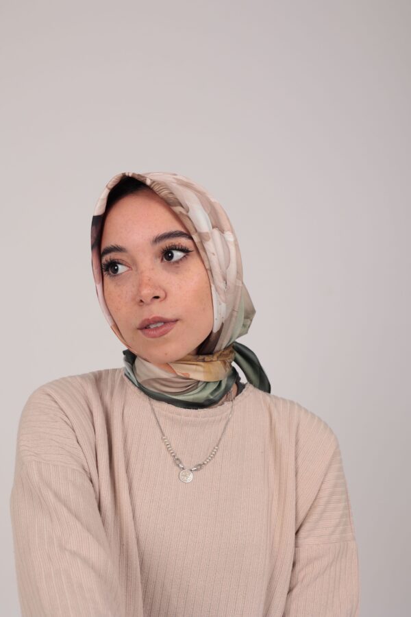 Flory Satin Square Scarf KFSS-04