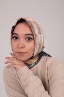 Flory Satin Square Scarf KFSS-04