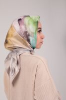Flory Satin Square Scarf KFSS-03