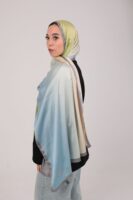 Gradient Colours Silk Scarf-KRRNG-23