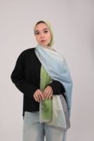 Gradient Colours Silk Scarf-KRRNG-23