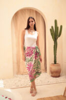 Silky Satin Beach Cover Up-01
