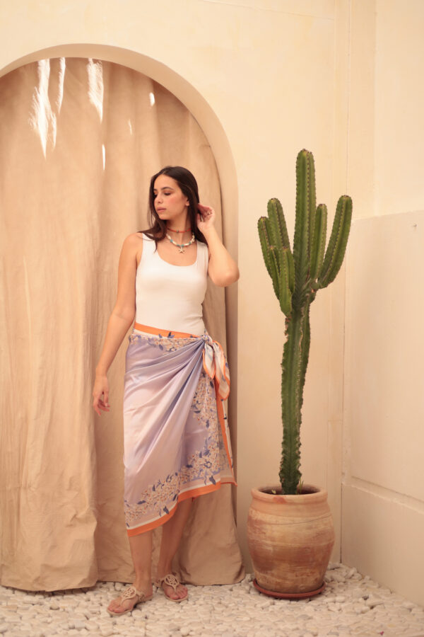 Silky Satin Beach Cover Up-02
