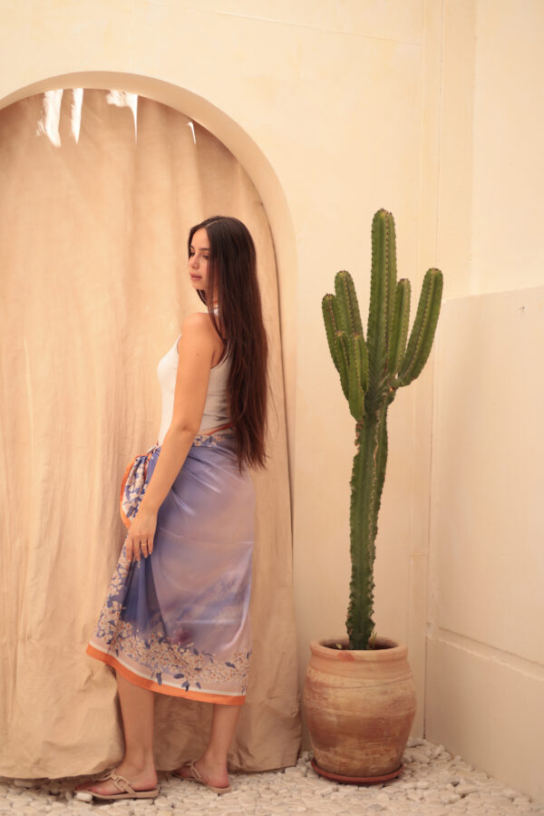 Silky Satin Beach Cover Up-02