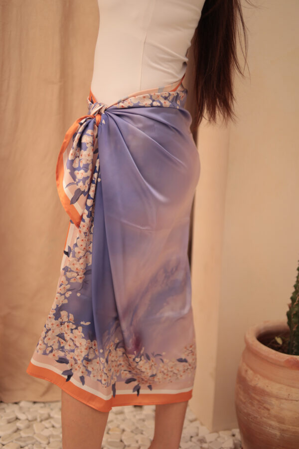 Silky Satin Beach Cover Up-02