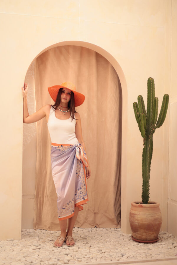 Silky Satin Beach Cover Up-02