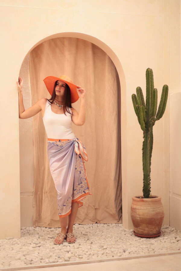 Silky Satin Beach Cover Up-02