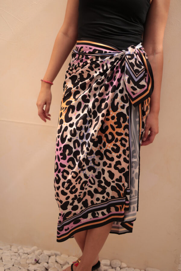Silky Satin Beach Cover Up-03