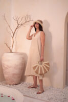 1025 Handmade Camel Straw Bag