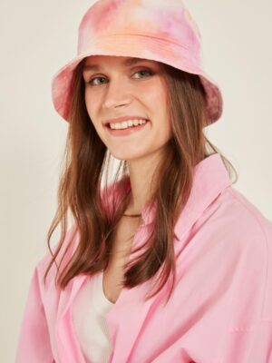 14043-Fuchsia Tie Dye Bucket Hat