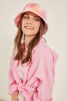 14043-Fuchsia Tie Dye Bucket Hat
