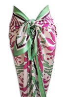 Silky Satin Beach Cover Up-01