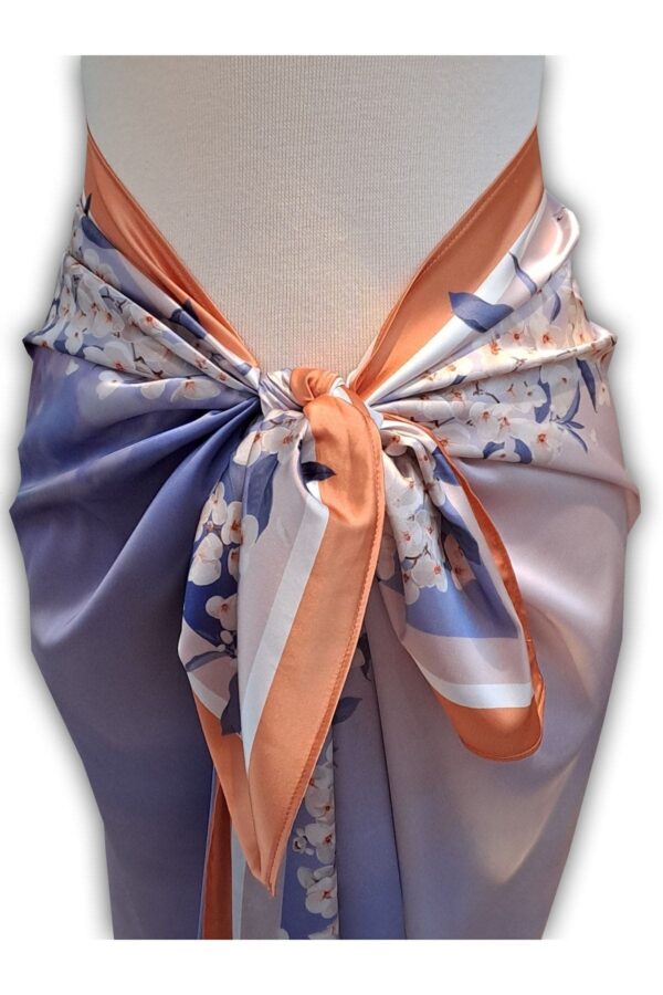 Silky Satin Beach Cover Up-02