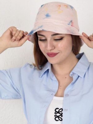 14043-Pink Tie Dye Bucket Hat