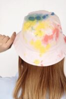 14043-Pink Tie Dye Bucket Hat