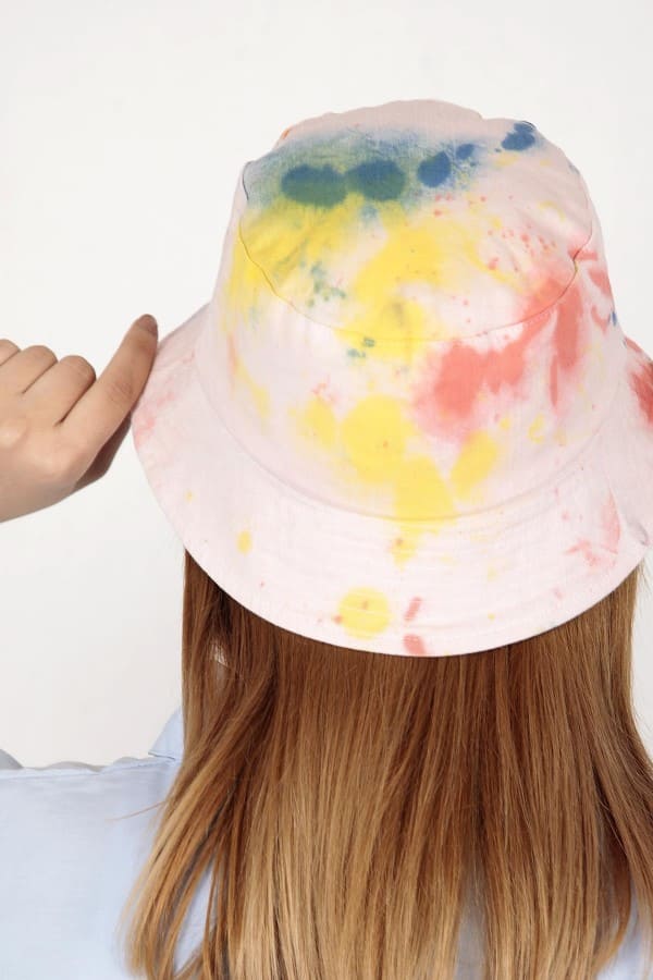 14043-Pink Tie Dye Bucket Hat