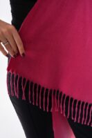 Luxurious Soft Turkish Cashmere Thick Shawl-Gradient Pink