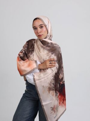 Karaca Premium Splash Silk Scarf-KRPSS06