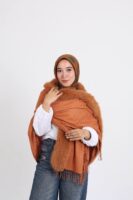 Premium Fur Tassel Poncho-Havan