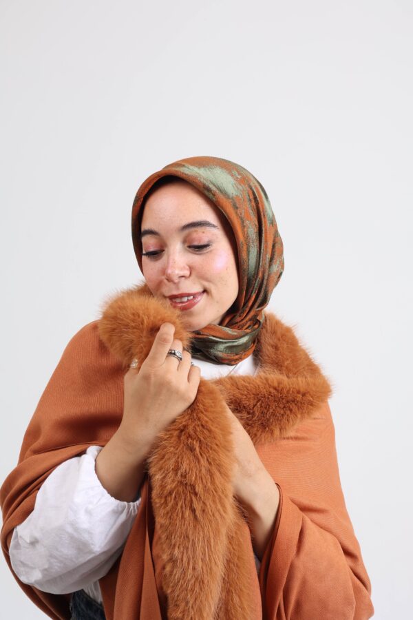 Premium Fur Tassel Poncho-Havan