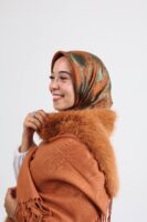 Premium Fur Tassel Poncho-Havan