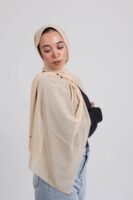 Natural Chiffon Scarf-Beige