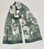 Silky Satin Flory Scarf-10