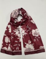 Silky Satin Flory Scarf-11
