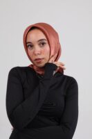 Janjan Silky Satin Square Scarf-Havan