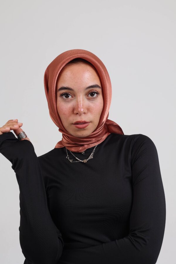Janjan Silky Satin Square Scarf-Havan